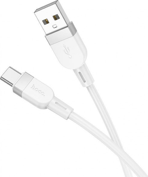 Кабель HOCO (6942007636254) X109 USB 3.0A для Type-C White 1 м