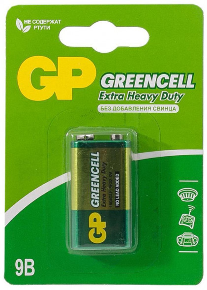 Солевая батарейка GP (2795) 1604GLF-2CR1