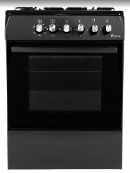 Комбинированная плита IDEAL L 305 Econom ГК черный (электродуховка)