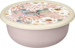 Миска IDILAND Modena Paradise 2,1л с крышкой с декором (бежевый) 221160227/06