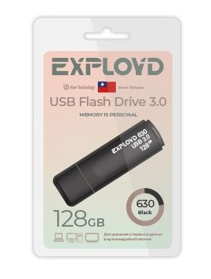 USB флэш-накопитель EXPLOYD EX-128GB-630-Black USB 3.0