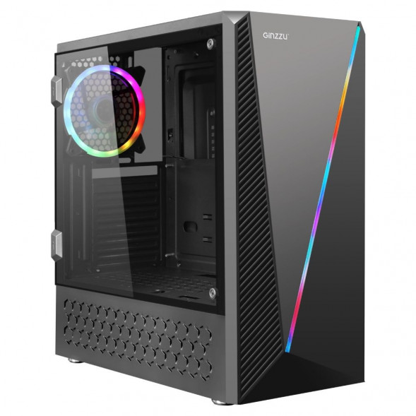 Корпус GINZZU (17149) SL200 FAN Rear 12CM LED