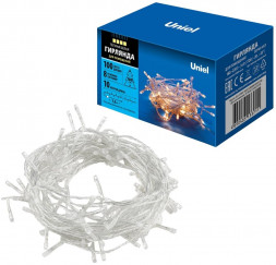 Гирлянда UNIEL UL-00007198 ULD-S1000-100/DTA GREEN IP20 Гирлянда светодиодная, 10м. 100 светодиодов. Зеленый свет