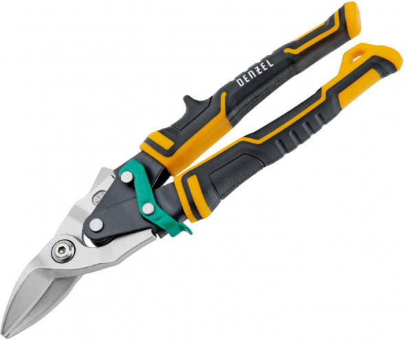 DENZEL , 270 мм, прямой и правый рез, сталь-СrMo, трехкомпонентные рукоятки 78371