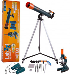 Набор оптики LEVENHUK LABZZ MTВ3: микроскоп, телескоп и бинокль