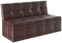 Скамья прямая BONMEBEL Скамья прямая Квадро тип 1кожзам коричневый (1 пак.)