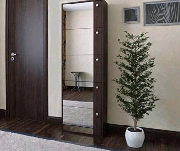 Обувница VENTAL Комфорт К-5S (зеркальная) венге