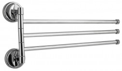 Держатель полотенец САНАКС 1212 Держатель полотенца поворотный большой тройной