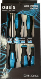 Набор отверток OASIS (SL 5,6,8/PH 1,2,3) 103011206006