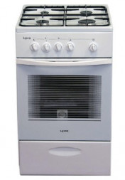 Плита газовая ЛЫСЬВА ГП 400МС-2у белая ст/крышка