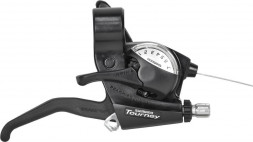 Аксессуары для велосипедов SHIMANO Шифтер/ручка тормоза SHIMANO TOURNEY ST-EF40-7R,правая,7-пер.,трос 2000мм,черный HQ-0013876