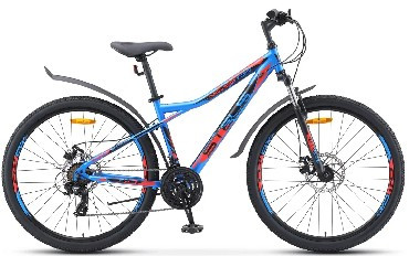 Велосипед STELS Navigator-710 MD 27.5&quot; V020*LU093864*LU084137 *16&quot; Синий/чёрный/красный