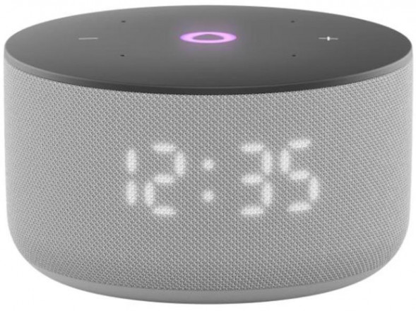 Колонка ЯНДЕКС YNDX-00027GRY Умная колонка Станция Мини 3 с Алисой на YaGPT, серый, 12 Вт