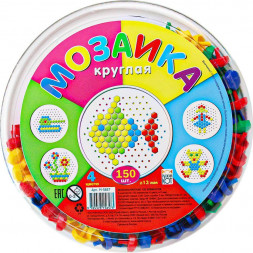 Игрушка РЫЖИЙ КОТ 03. МОЗАИКА КРУГЛАЯ. 150 шт. (Арт. М-5657)