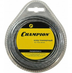 Корд триммерный CHAMPION C7062 Корд трим.ALU TWIST 2.4мм*12м (витой)