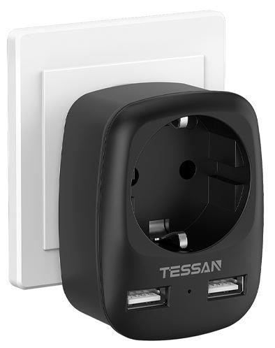 Сетевой фильтр TESSAN TS-611-DE черный