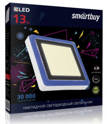 Светильник SMARTBUY (SBLSq1-DLB-13-3K-B) 13w/3000K+B
