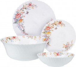 MILLIMI Дарина Набор столовой посуды 19 пр., опаловое стекло, 18136