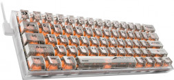 Клавиатура REDRAGON (71736) Fizz RU,RGB,прозрачный белый, механическая