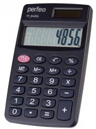 Калькулятор PERFEO (PF_B4856) PF_B4856, 8-разр., черный