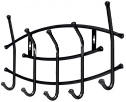 Вешалка настенная NIKA ВНП3/Ч черный