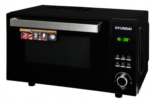 МИКРОВОЛНОВЫЕ ПЕЧИ HYUNDAI HYM-D2073 23л. 800Вт черный/хром