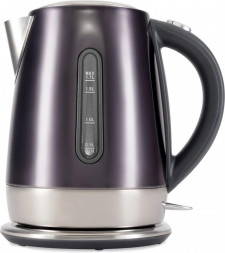 Чайник HYUNDAI HYK-S7777 1.7л. 2200Вт графит/серебристый (металл)