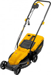 Газонокосилка электрическая DENZEL GM-1100, 1100 Вт, шир. 32 см, 3 уров., травосб. 30 л 96626