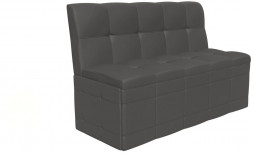 Скамья прямая BONMEBEL Скамья прямая Квадро тип 1кожзам серый (1 пак.)