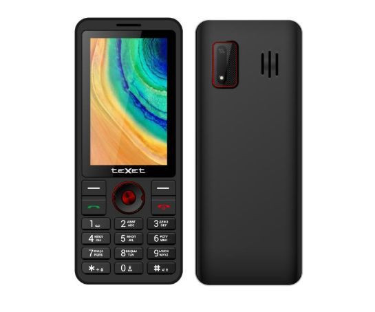 Телефон мобильный TEXET TM-321 Черный/Красный
