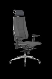 Кресло компьютерное МЕТТА Кресло Y 4DF B2-14D - YM93+Infinity /Kc09/Nc09/D15P/H2cL-3D(M06.B35.G11.W04) (Серый-Тем.Серый)