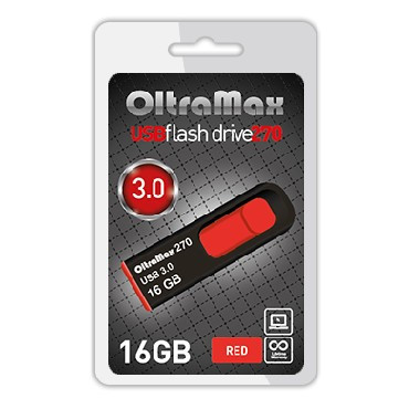 флэш-накопитель OLTRAMAX OM-16GB-270-Red 3.0 красный