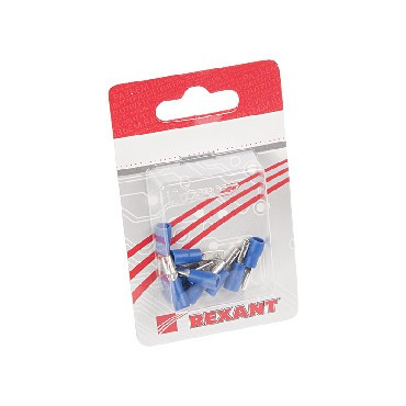 Клемма REXANT (08-0431-10) клемма (гнездо - 3.8мм) 1.5-2.5мм БЛИСТЕР