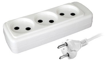 Удлинители электрические VOLSTEN SR 3X1,5 (э/ удл УХ6-103 (1,5м, 1300 Вт, ШВВП))