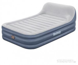 Матрас надувной BESTWAY Матрас надувной Tritech Queen SleekFlow с изголовьем со встр. э/насосом 226x152x84 см 67923