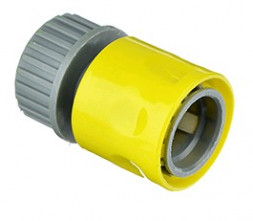 Соединители (коннекторы, муфты) INBLOOM Соединитель быстросъемный для крана с внешней резьбой 3/4", пластмасса 169-006