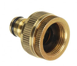 Соединители INBLOOM PROF+ Штуцер резьбовой для крана, с внутренней резьбой d1"-d3/4", латунь MY-313 169-039