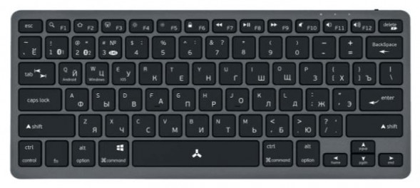 Клавиатура беспроводная ACCESSTYLE K204-ORBBA Dark Gray
