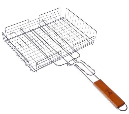 Решетка-гриль GRILLBOOM Решётка-гриль хром., 27X32X6 см 104-028