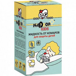 Жидкость для фумигатора для детей NADZOR Жидкость для фумигатора для детей, без запаха, 30 мл, DET004G