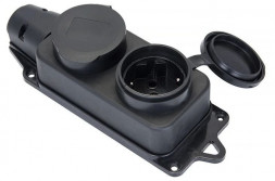 розетка SMARTBUY (SBE-16-2-00-R) розетка, прямая 2-местная