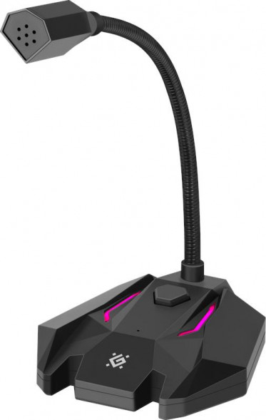 Игровой микрофон DEFENDER (64610) Tone GMC 100 USB, LED, провод 1.5 м