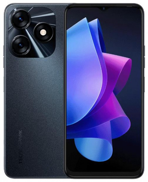 Смартфон TECNO Spark 10 4/128Gb Black (TCN-KI5Q4.128.MEBK)