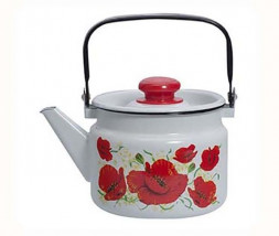 Чайник ЭСТЕТ Чайник ЭТ-75003 "Красные маки" 2.5л *4