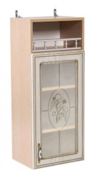 Кухонный модуль БИТЕЛ АНЖЕЛИКА ШКН 300 ПВ (высота 920) ДУБ МОЛОЧНЫЙ, ЯСЕНЬ, 6227 AB/L (RS113АВ), S3 цветок