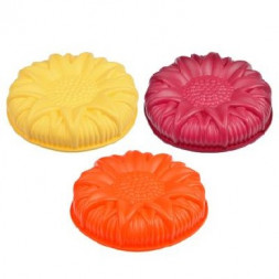 Форма для выпечки VETTA 25,5х6см, Подсолнух , 3 цвета, HS-058A 891-015