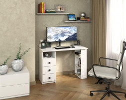 Стол письменный БИТЕЛ АБРИ Белое (1 упаковка)