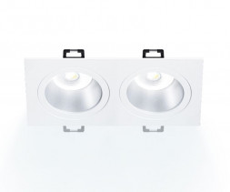 Светильники встраиваемые RITTER 51425 1 Artin 2х GU5.3 белый