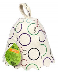 Банные принадлежности БАННЫЕ ШТУЧКИ 40136 Шапка для бани и сауны с орнаментом в ассортименте "Банные Штучки", войлок /20