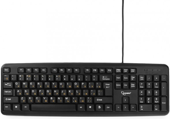 Клавиатура GEMBIRD (11090) KB-8320U-BL белый USB